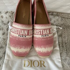 Dior Pink Espadrilles